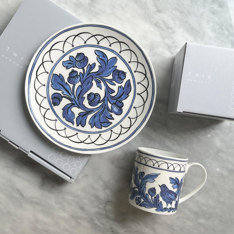 Tasse d'oiseau bleu - Blooming ver.