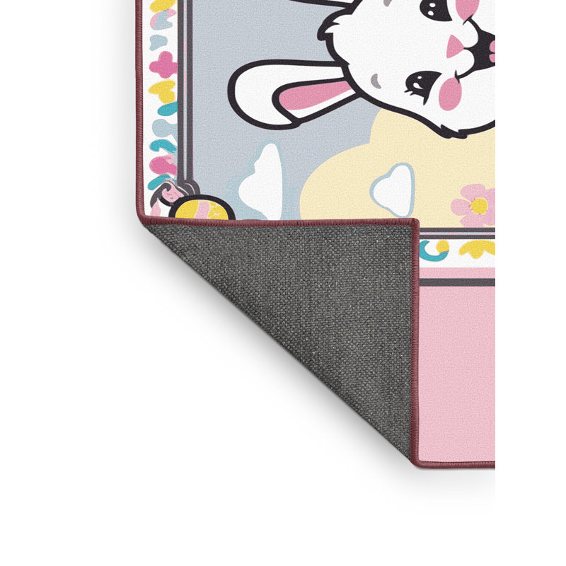 The Holiday Aisle® Easter Spring Holiday Rug, Rectangle 6' x 9'