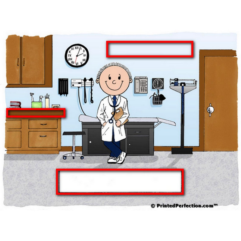 Personalized Doctor - Porte-clés mâle