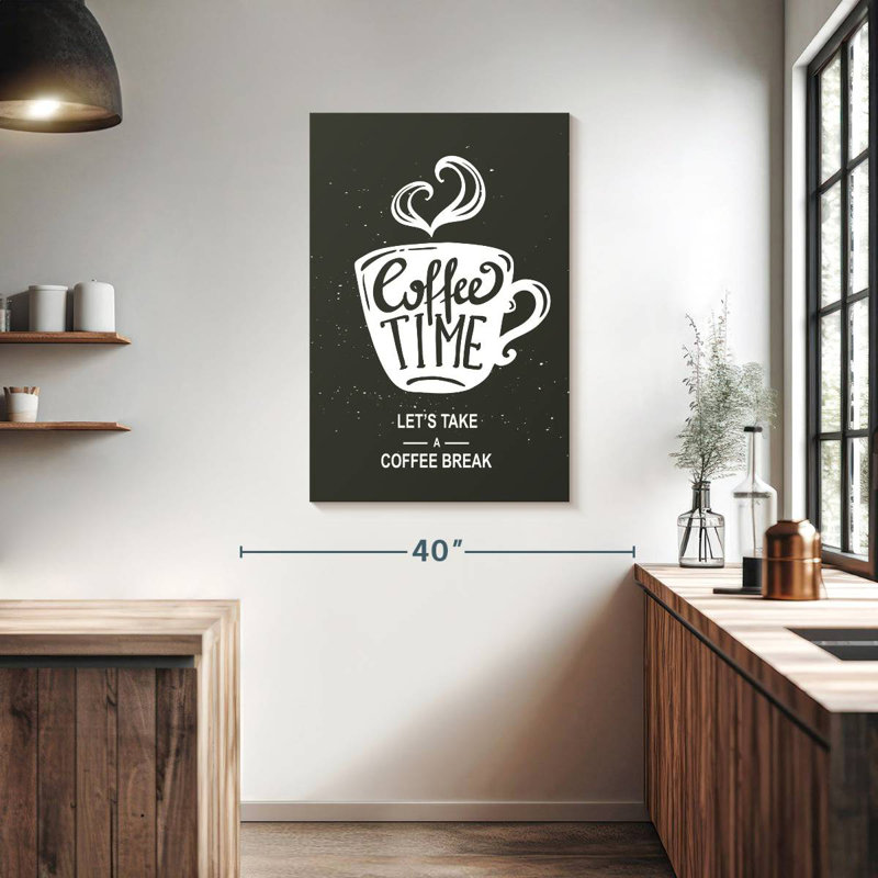 Tergel Let's Take A Coffee Break, 39" H x 26" W