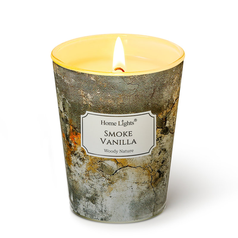 Fumée vanille | Homelights 1-Wick - 6,7 oz de cire de soja - 40 heures et plus de bougies parfumées