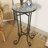 Patio Side Table With Shelf