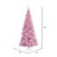 Pink Fir Artificial Fir Christmas Tree-2030189367