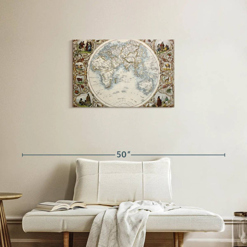 Keiri World Atlas, 20" H x 30" W