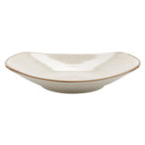 G.E.T. High-Strength Porcelain Pasta Bowl, 34 Ounce, Beige (Set of 12)