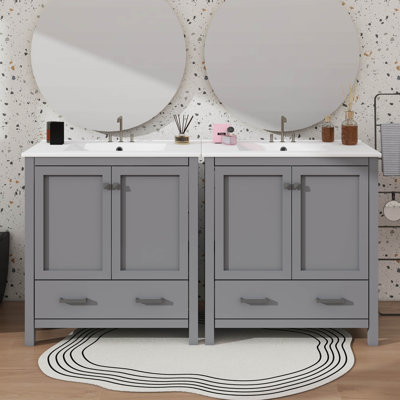 Ensemble de meuble-lavabo de salle de bain 60 po