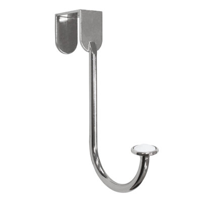 Lumi Home Furnishings Over the door Single Hook Matte Black 4-pack
