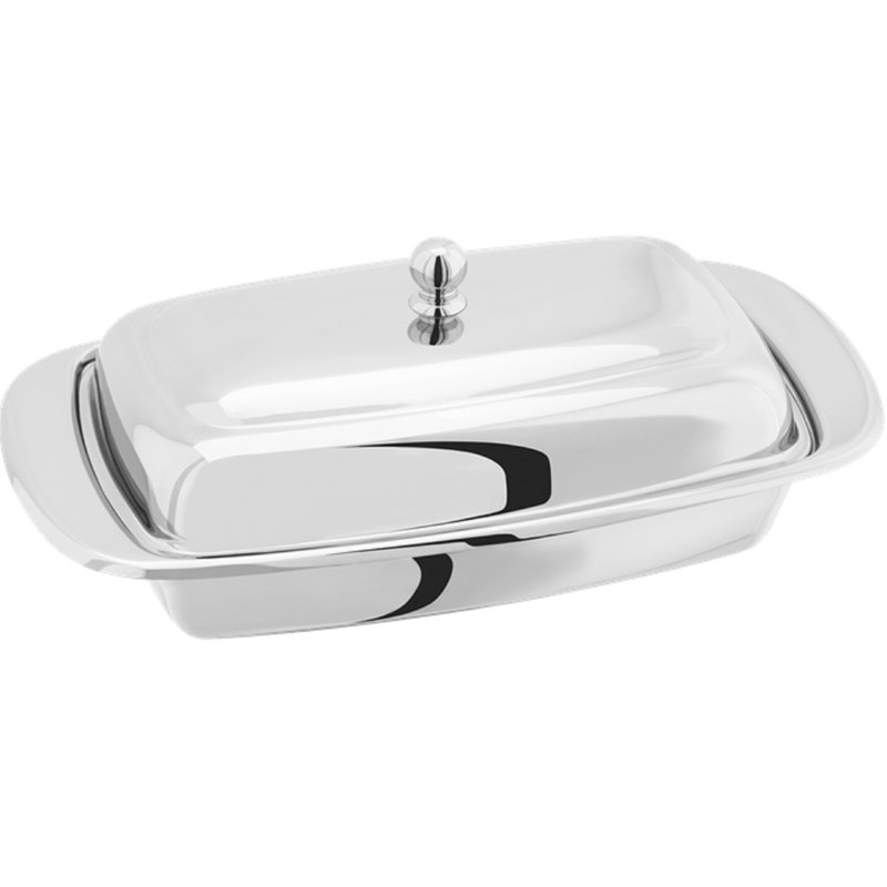 Stellar Traditional, 18/10 Strainless Steel Butter Dish