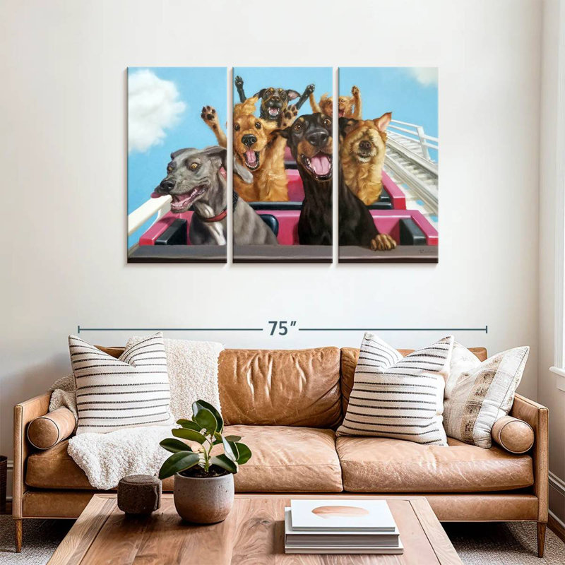 Thrill Seekers, 36" H x 57" W