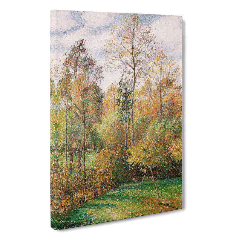 Autumn Wood by Camille Pissarro - Wrapped Canvas, 50cm H x 35cm W x 3cm D