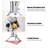 Outdoor Patio Flame Pellet Heater, Portable Pellet Fire Pit With Glass Tube, Tripod Base-190002364