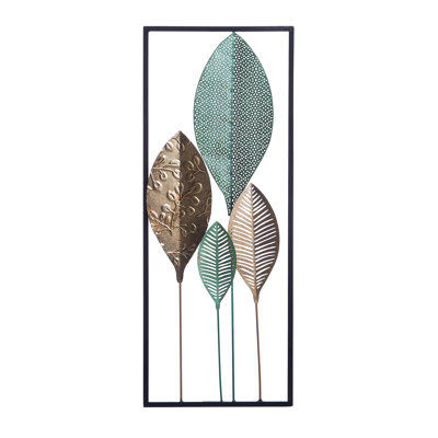 Handgefertigte Metall Wanddekoration Pflanzen & Blumen