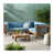Blue Cushion/Brown Frame est en rupture de stock