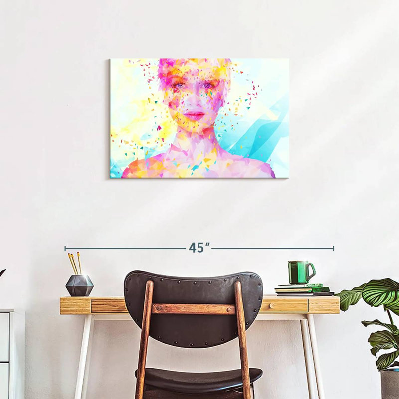 Leisha Turquoise, 20" H x 30" W