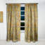 Panneau simple de rideau occultant moderne à motif floral avec motif floral-1047178050