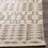 Bennett Hand Woven Wool/Cotton Geometric Rug in Ivory-22531681
