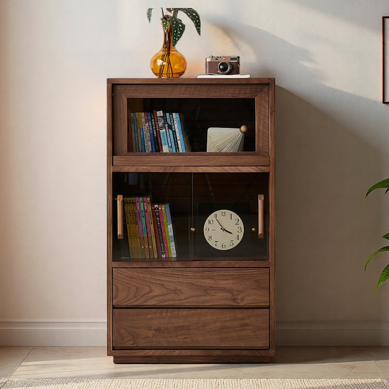 Retro luxury furniture storage bookcase