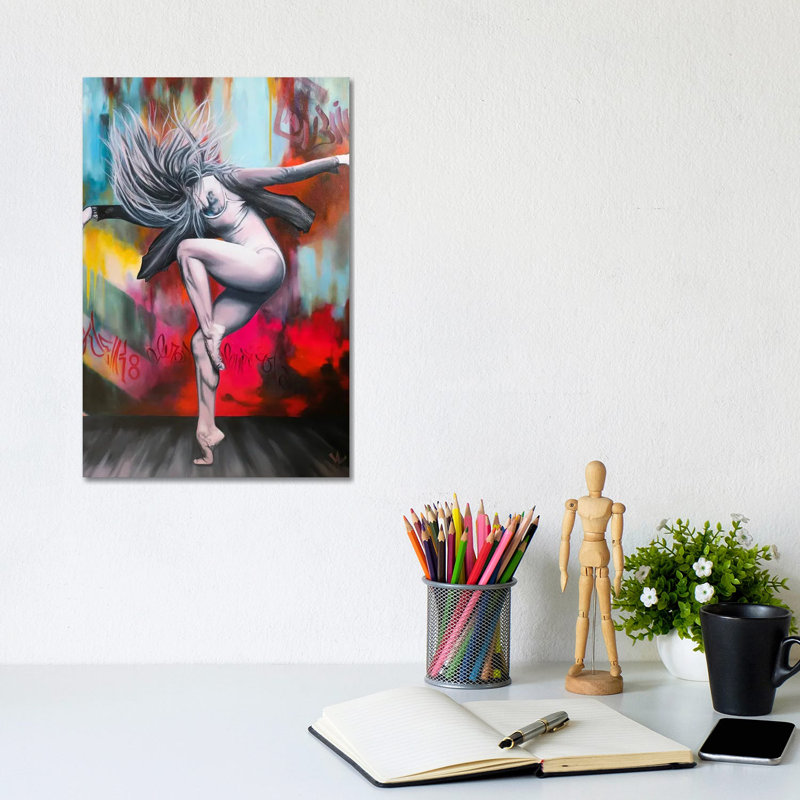 Le Juste Équilibre by Val Escoubet - No Frame Gallery-Wrapped Canvas Giclée on Canvas, 30.48cm H x 20.32cm W, Wrapped Canvas