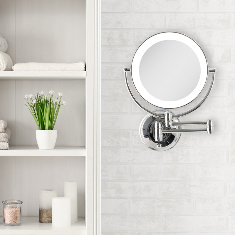Miroir grossissant et lumineux de maquillage / rasage Vernice