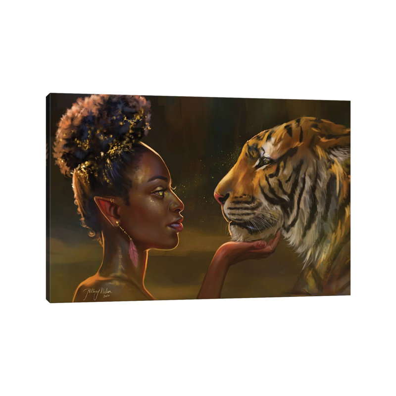 «Bewitch» par Hillary D Wilson - impression sur toile tendue, H 12 po x l 18 po x 1,5 po