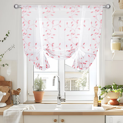 Rod Pocket Sheer Window Valance
