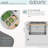 Kitchen Sink Bamboo Serving Board Set With 3 Collapsible Containers-57806446