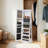 21.5'' Wide Freestanding Jewelry Armoire with Mirror,LED-1970134269
