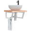 Aricely 50cm Solid Wood Bathroom Vanity Top-931047890
