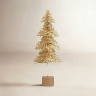 Bottlebrush Tabletop Christmas Tree