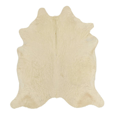Rug & Kilim’S Large Cowhide Rug In Cream Tones