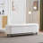 Elegant Ottoman With Spacious Storage Function, White