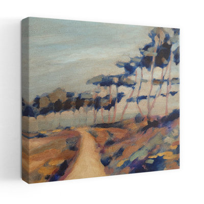 Contemporary Art Serene Abstract Contemporary Cypress Landscape Nature Art