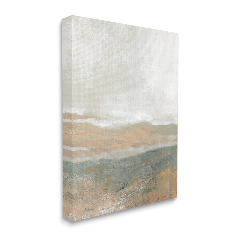 «Neutral Desert Abstraction» par Carol Robinson, H 48 po x l 36 po x P 1,5 po