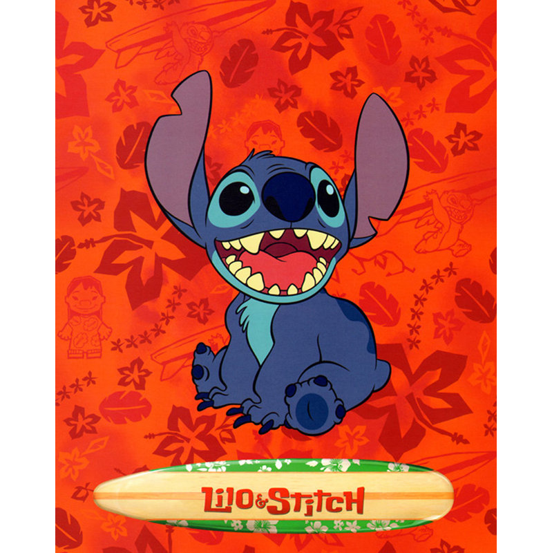 Stitch, 18" H x 14" W