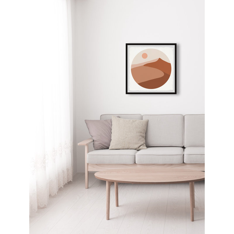 Into the Desert 1 Piece Single Picture Frame Painting, 41cm H x 41cm W x 3.81cm D