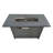 Zanette 25'' H x 42'' W Steel Propane Outdoor Fire Pit Table with Lid-878665403