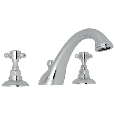 Viaggio® Double Metal Handle Deck-Mounted Roman Tub Faucet