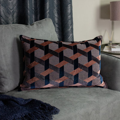 Delano Geometric Rectangular Filled Cushion