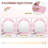 Corner Kids Vanity with Lights, 3 Storage Shelves, 5 Open Compartments, Accessories Pink + White-1070421096