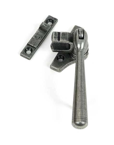 Newbury Night-Vent Locking Fastener (Steel Window), Pewter Patina