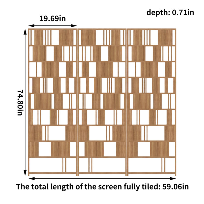 Montmarte, 74.8" H x 59.06" W x 0.71" D