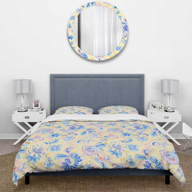 Ensemble de housse de couette Boho, Housse de couette très grand + 2 taies décorativ