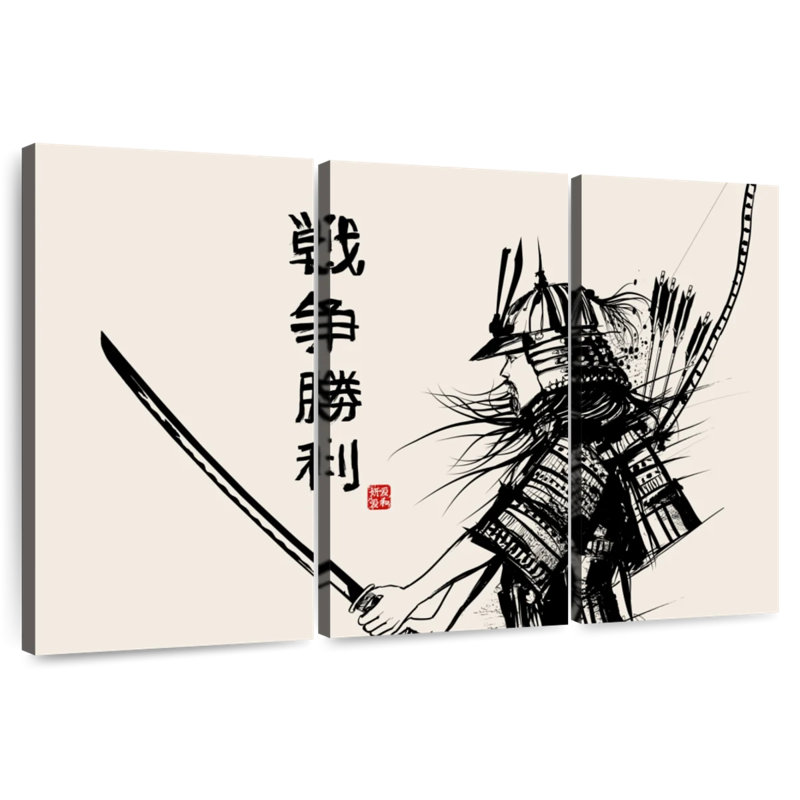 Leisha Samurai Devotion, H 32 po x l 50 po