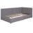Linen Fabric Upholstered Twin Bed With 2 Storage Drawers, No Box Spring, Gray Size-1440728529