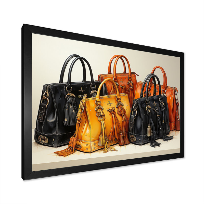 Popart Fashion Bag Envy II - imprimé, H 12 po x l 20 po x P 1 po, Cadre simple noir