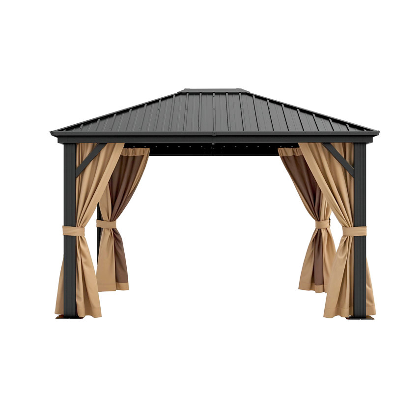 10 Ft. D Aluminum Patio Gazebo