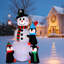 Bonhomme de neige de Noël gonflable