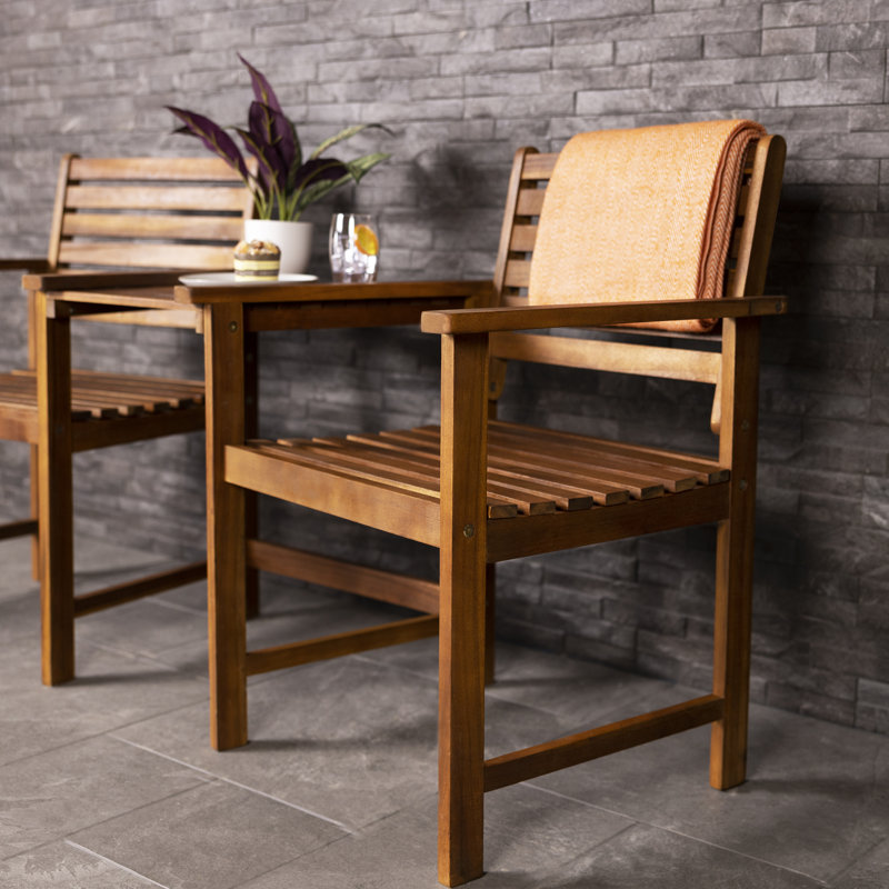 Solid Wood Acacia Outdoor Bench