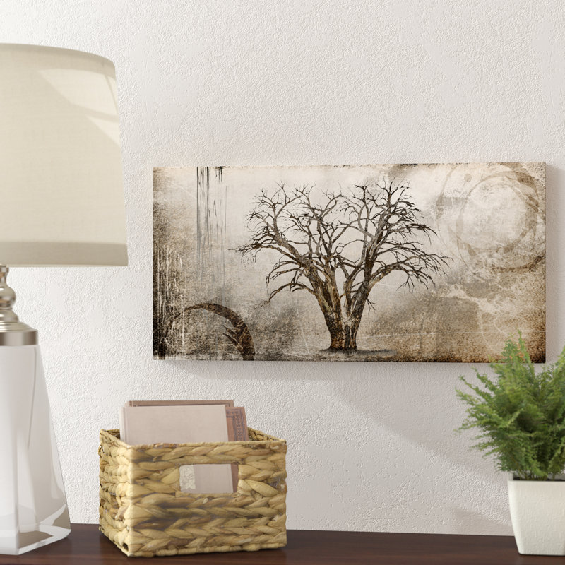 « cottonwood tree part 07 », reproduction d’impression sur toile tendue, H 10 po x l 19 po x P 2 po
