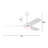 Hestrune 52-Inch White Led Lighted Ceiling Fan